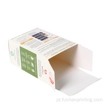Caixas de embalagem de papel de papel de papel de design personalizadas
